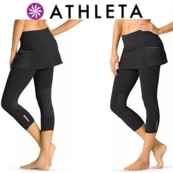 Athleta Pants - Athleta Acceleration 2in1 Skort Over Capri HW7957